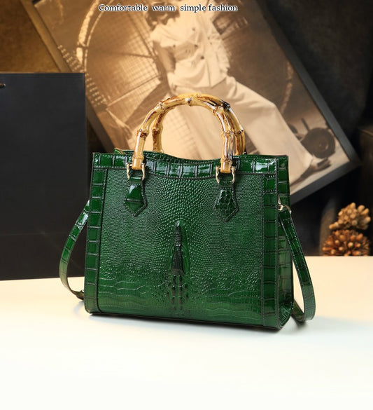 WB-0006 enamel leather Crossbody Bag