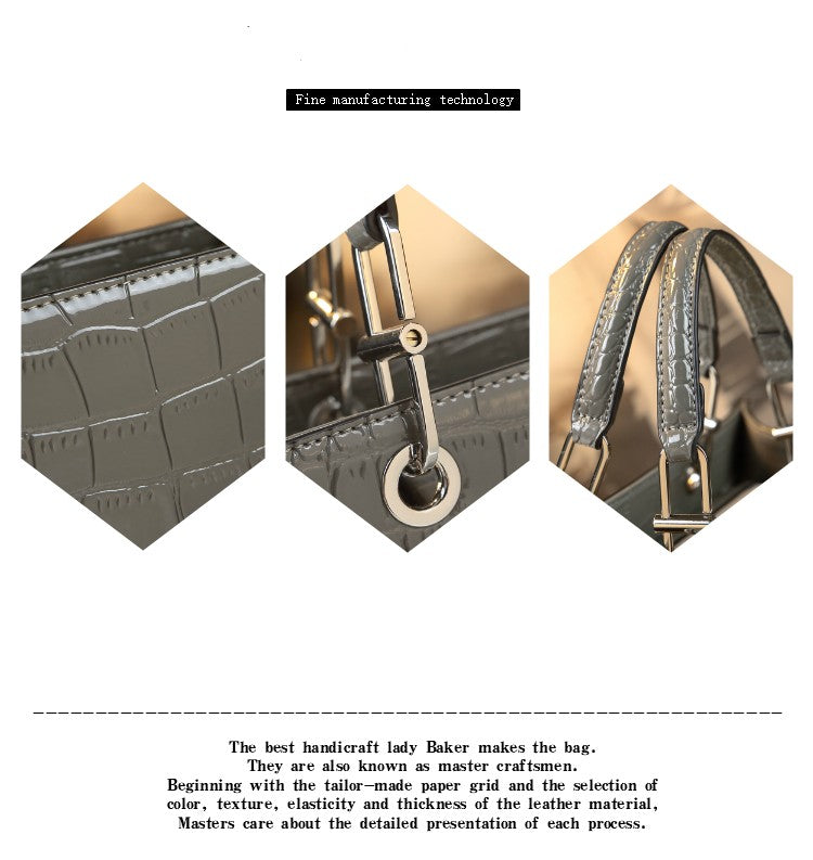 WB-0008/ Patent Leather Crossbody Bag