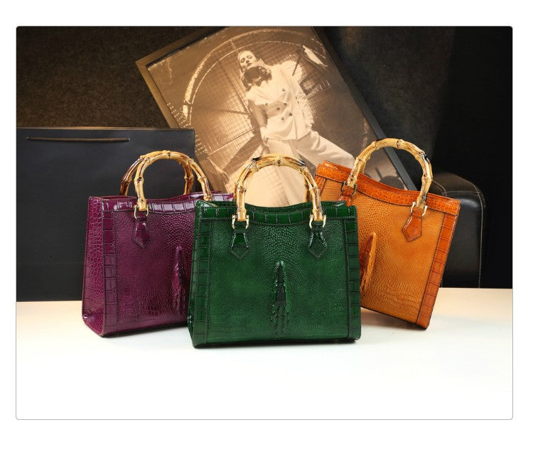 WB-0006 enamel leather Crossbody Bag