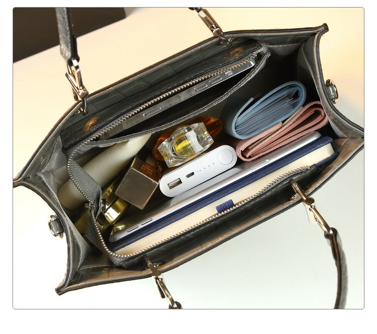 WB-0008/ Patent Leather Crossbody Bag