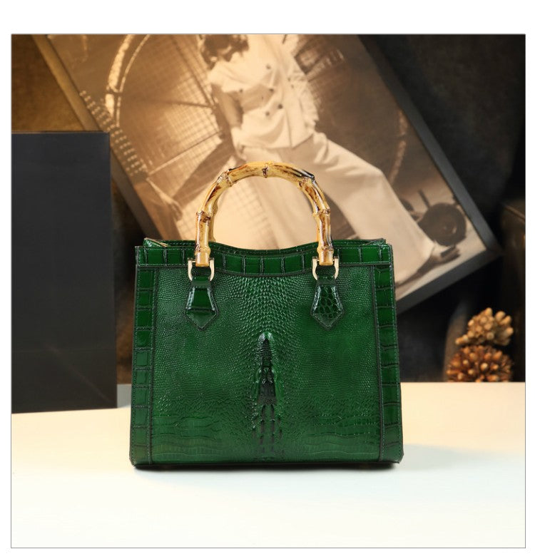 WB-0006 enamel leather Crossbody Bag