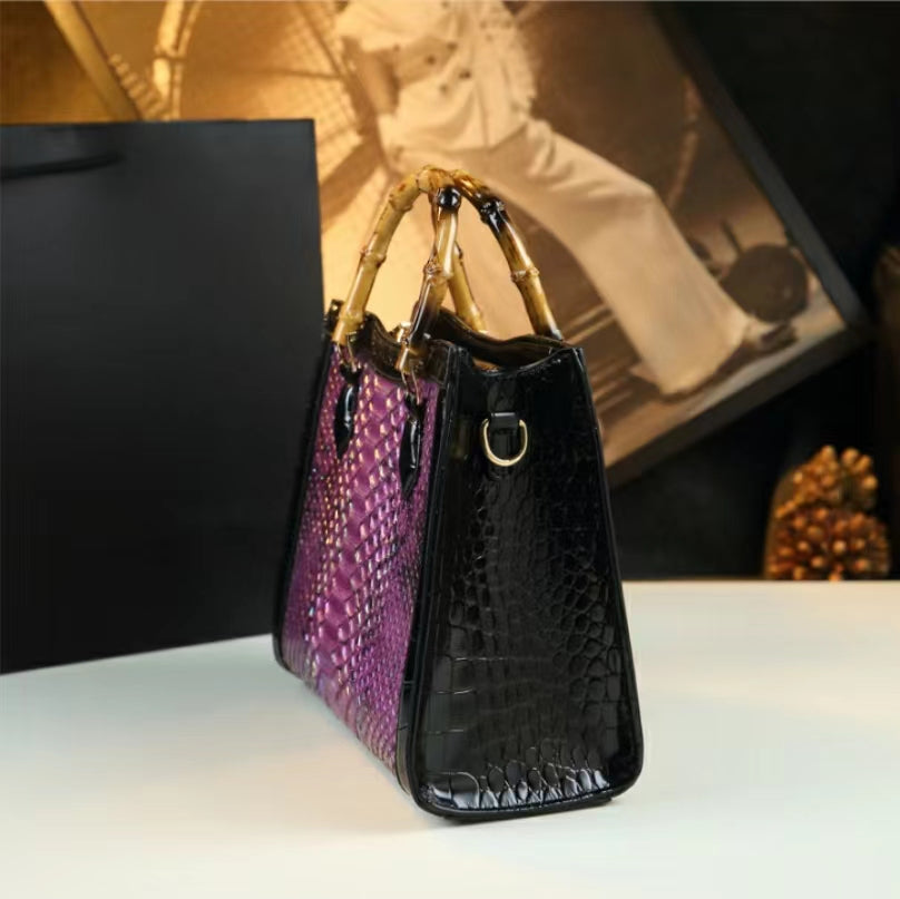 WB-0026/ Patent Leather Crossbody Bag