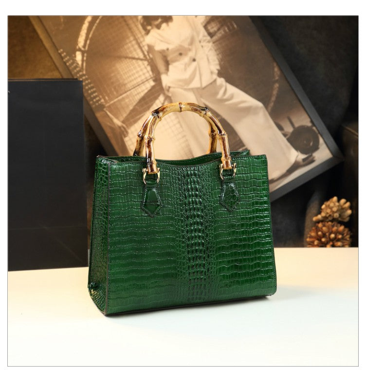 WB-0006 enamel leather Crossbody Bag