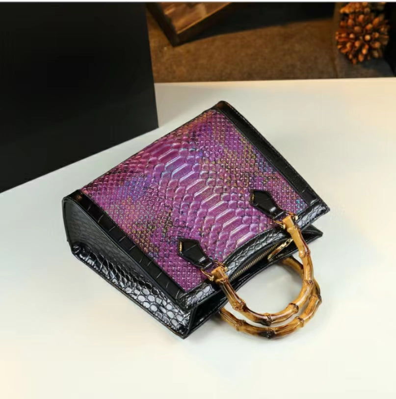 WB-0026/ Patent Leather Crossbody Bag