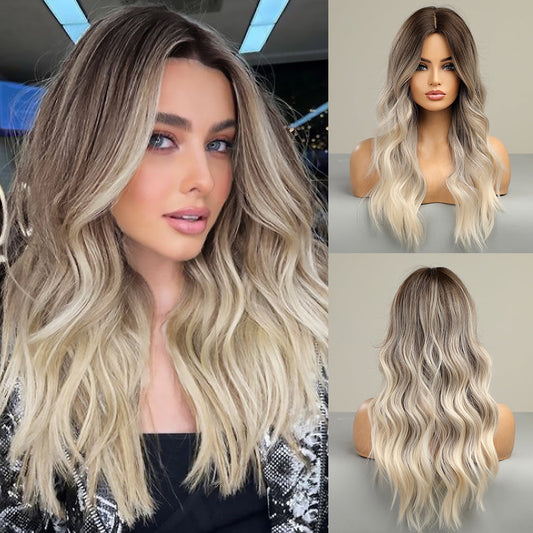 LC8066-1  26 inches Natural wave Long Fashion Wig