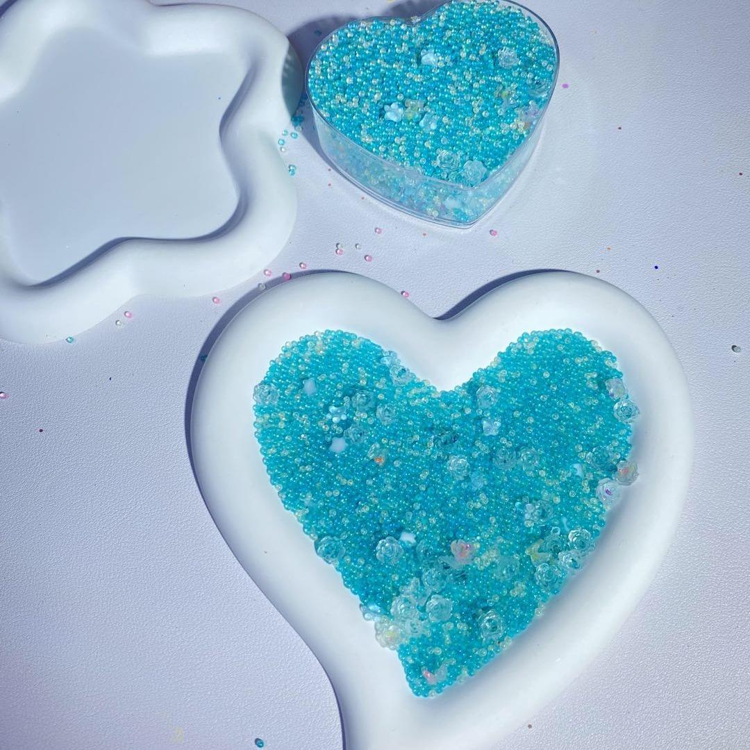 Luminous Colorful Glass Bubble Beads