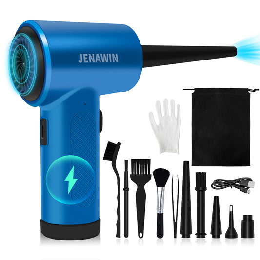 Compressed-air-Duster-91000RPM-Keyboard-Cleaner - Good Replace Compressed air can - Reusable no Canned air Duster - car Duster - pc Duster Electric air Duster - Compressed air for Computer 8000mAh