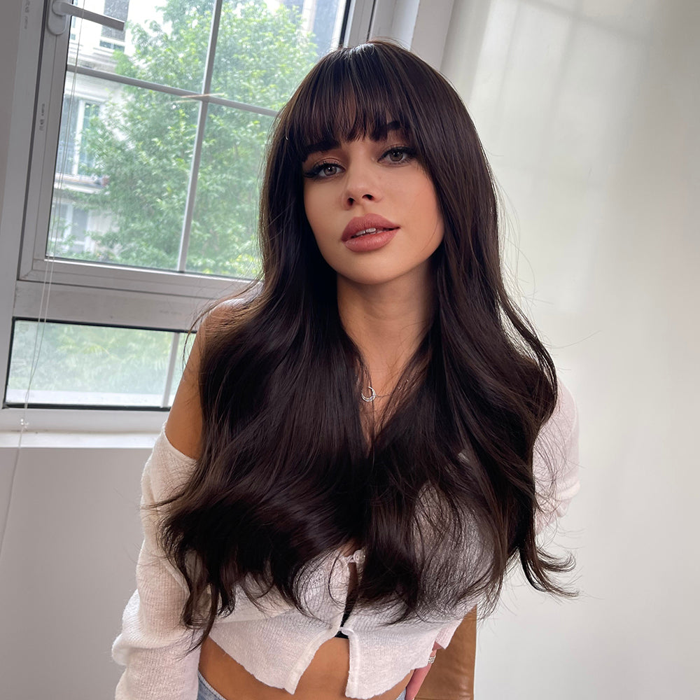 LC226-2 26 inches Natural Wave  Long Fashion Wig