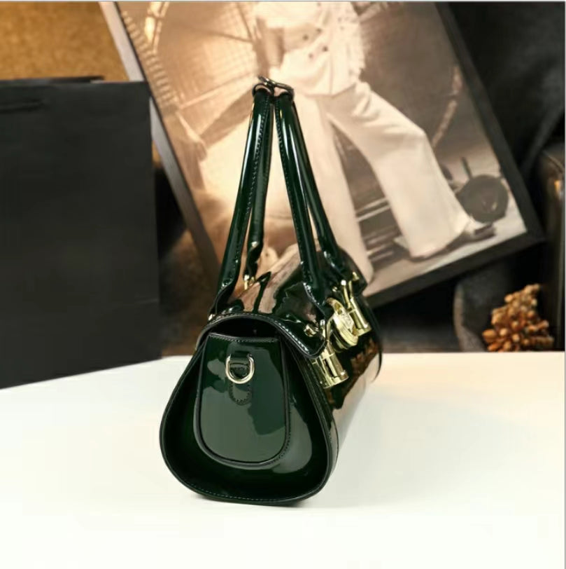 WB-0028/ Patent Leather Crossbody Bag