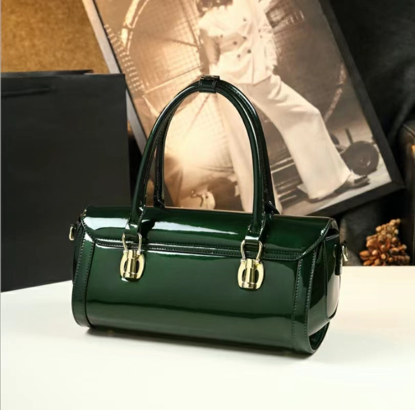 WB-0028/ Patent Leather Crossbody Bag