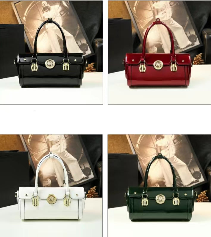 WB-0028/ Patent Leather Crossbody Bag