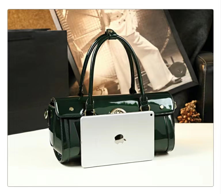 WB-0028/ Patent Leather Crossbody Bag