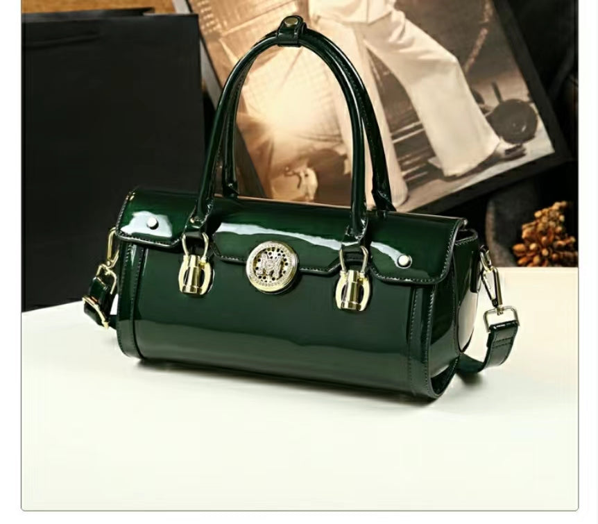 WB-0028/ Patent Leather Crossbody Bag