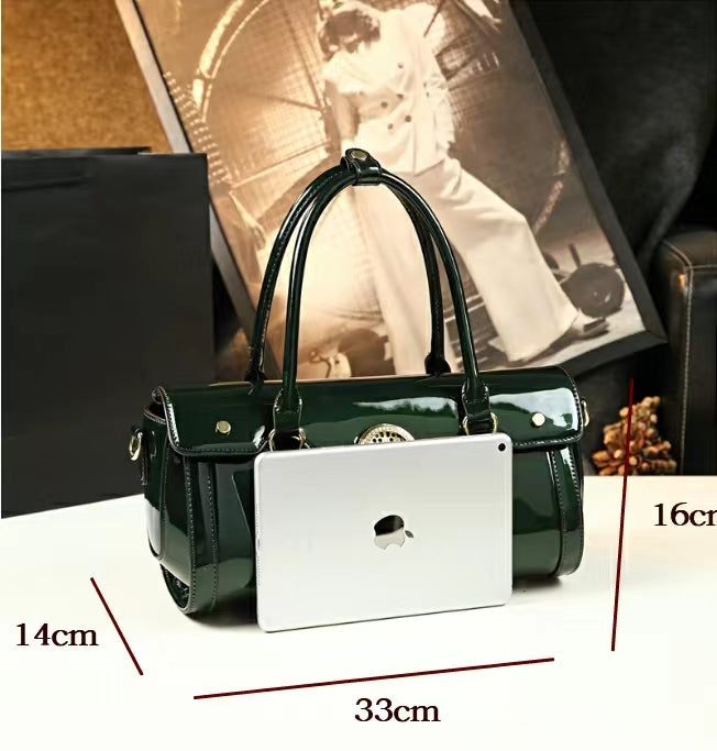 WB-0028/ Patent Leather Crossbody Bag