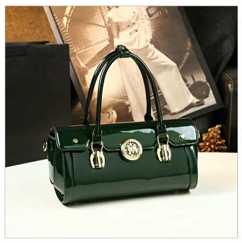 WB-0028/ Patent Leather Crossbody Bag