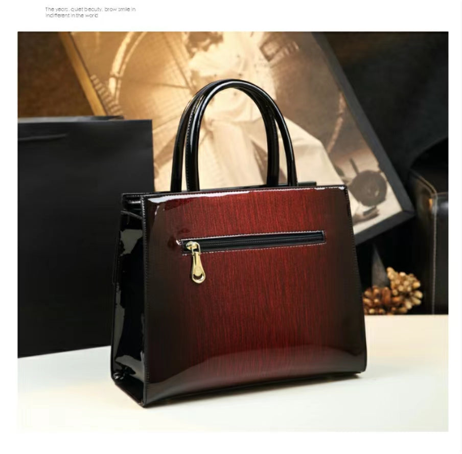 WB-0029/ Patent Leather Crossbody Bag