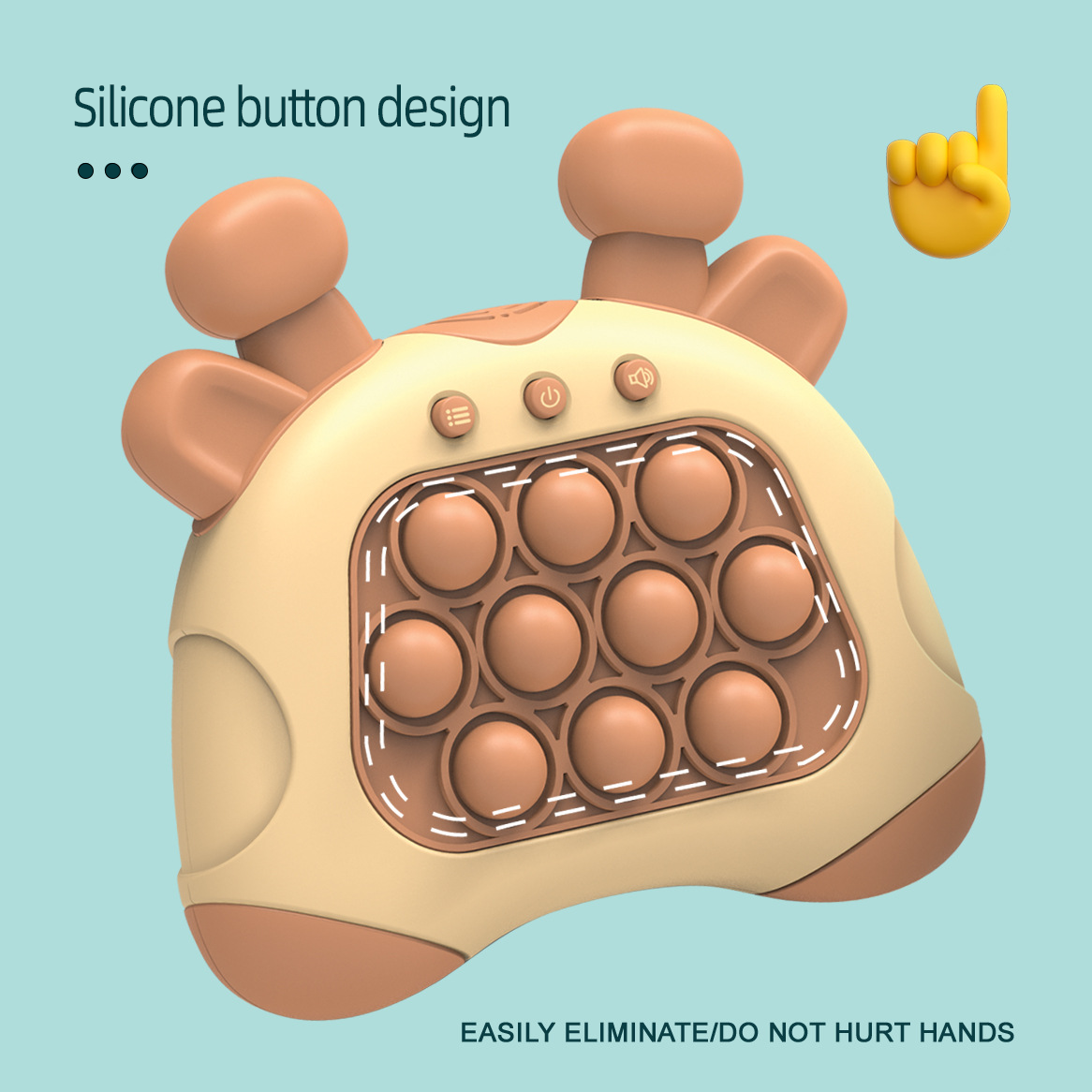 Quick Push Light Up Pop Game, Decompression Breakthrough Puzzle Game Machine, Light Up Pop Game, Handheld Game