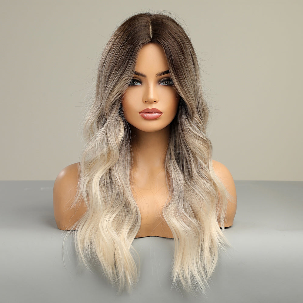 LC8066-1  26 inches Natural wave Long Fashion Wig