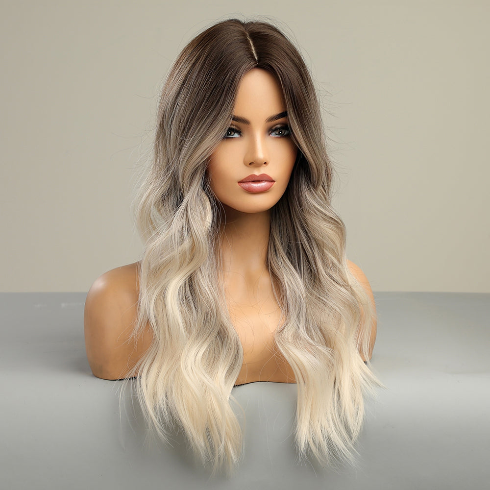 LC8066-1  26 inches Natural wave Long Fashion Wig