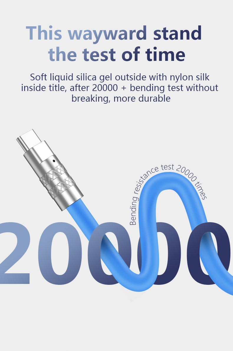 Quick Charging Cable Liquid Indicator 180-degree Rotation Quick Charging Cable, Reusable Compatible Mobile Phone Tablet