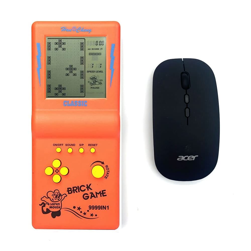 Gump's grocery Portable Game Player for Travel, Handheld Game Console for Kids, Classic Game Console for 80s 90s