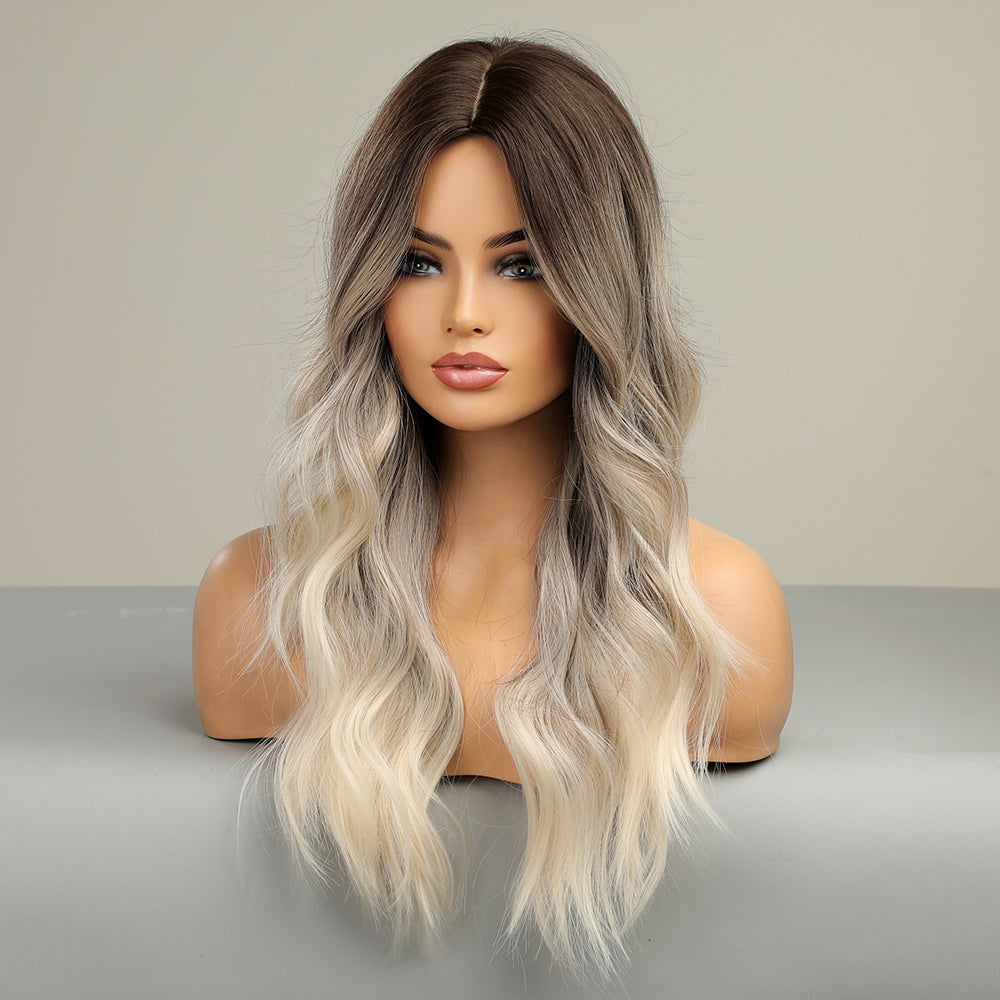 LC8066-1  26 inches Natural wave Long Fashion Wig