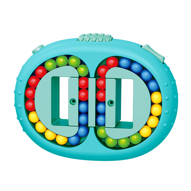 Rotating Magic Bean Cube Toys,Decompression Spinning Magic Bead Puzzles,Fidget Magic Cube Toy for Office Relief Stress Anxiety Game Creative Toys