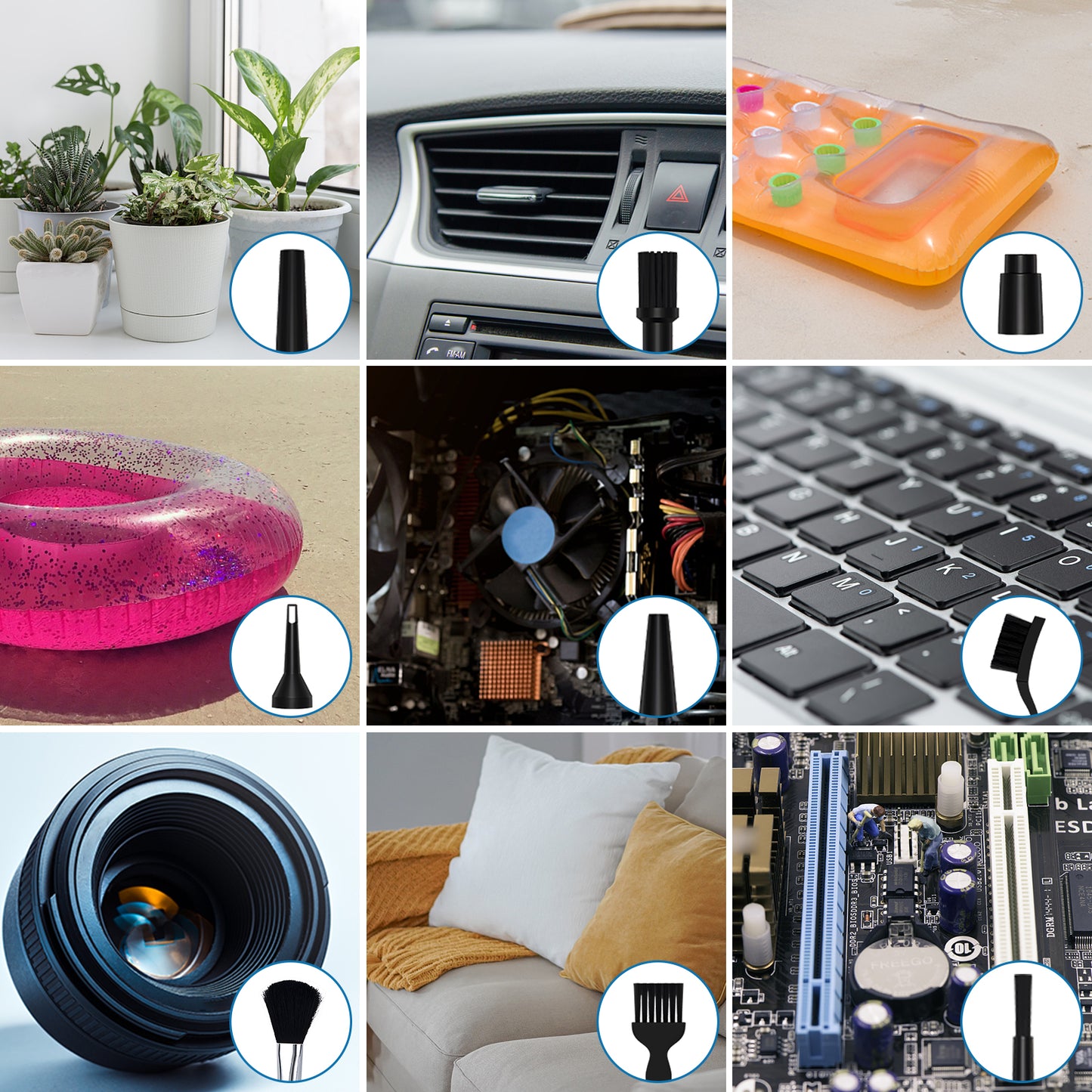 Compressed-air-Duster-91000RPM-Keyboard-Cleaner - Good Replace Compressed air can - Reusable no Canned air Duster - car Duster - pc Duster Electric air Duster - Compressed air for Computer 8000mAh