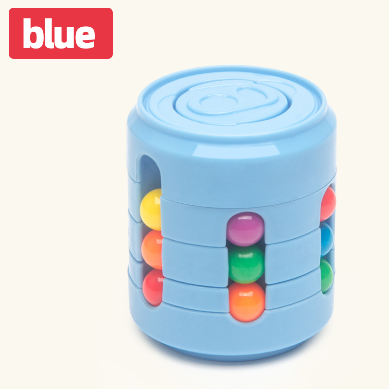 Rotating Cans Magic Bean Cube Fingertip Toys, Spinner Rotating Toys Reliever Stress Toys, Anxiety Relief Learning & Education Toys