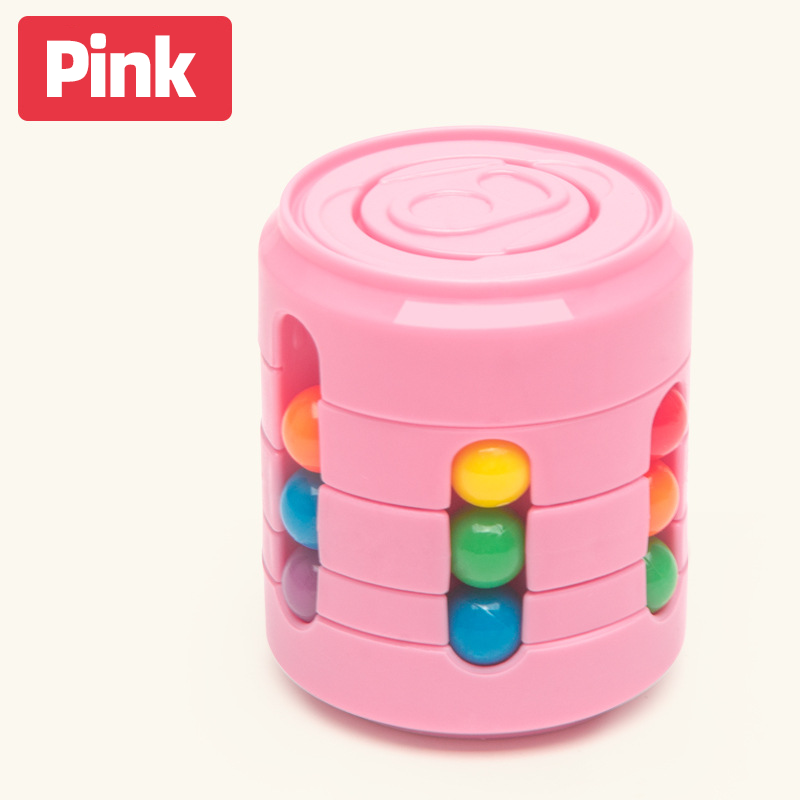 Rotating Cans Magic Bean Cube Fingertip Toys, Spinner Rotating Toys Reliever Stress Toys, Anxiety Relief Learning & Education Toys