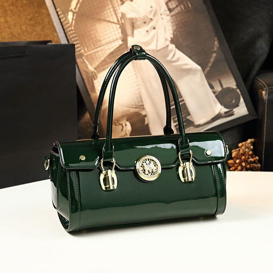 WB-0028/ Patent Leather Crossbody Bag