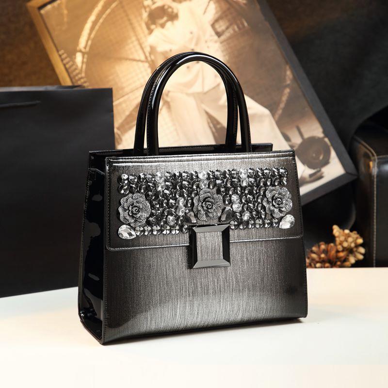 WB-0029/ Patent Leather Crossbody Bag