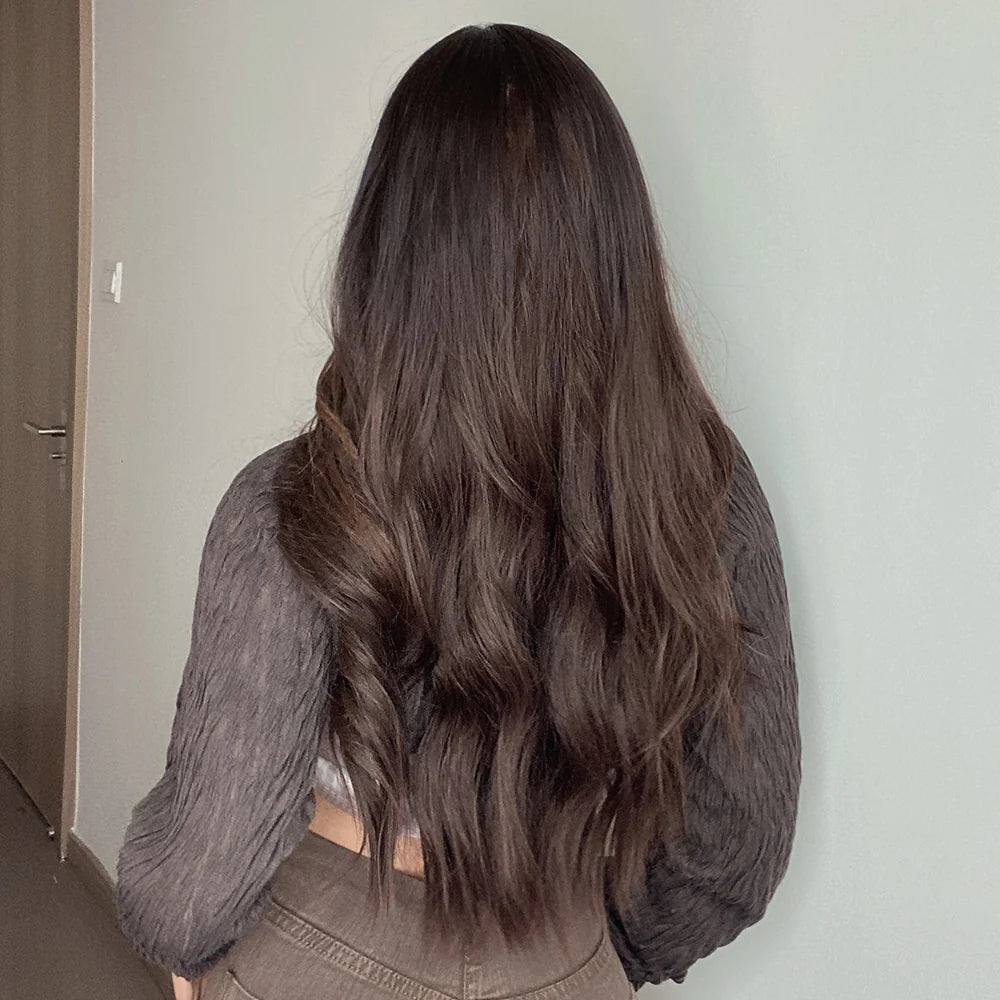 LC6155-1 26 inch Long curly wigs brown and blonde highlight wigs women's wigs for daily or cosplay use